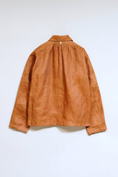【ナイジェル・ケーボン】MAN / フィッシャーマンジップアップシャツ - カキシブ / FISHERMAN ZIPUP SHIRT - KAKISHIBU
