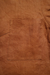 【ナイジェル・ケーボン】MAN / フィッシャーマンジップアップシャツ - カキシブ / FISHERMAN ZIPUP SHIRT - KAKISHIBU