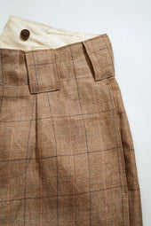 【ナイジェル・ケーボン】MAN / ランチワーカーパンツ - ヘンプリネンチェック / RANCH WORKER PANT - HEMP LINEN CHECK