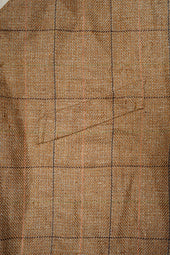 【ナイジェル・ケーボン】MAN / ランチワーカーベスト - ヘンプリネンチェック / RANCH WORKER VEST - HEMP LINEN CHECK