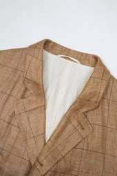 【ナイジェル・ケーボン】MAN / ランチワーカージャケット - ヘンプリネンチェック / RANCH WORKER JACKET - HEMP LINEN CHECK