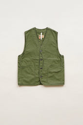 Unisex V01 Work Suit Vest Slub Sateen