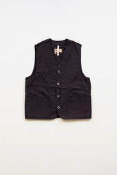 Unisex V01 Work Suit Vest Slub Sateen