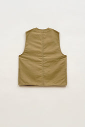 Unisex V01 Work Suit Vest Slub Sateen