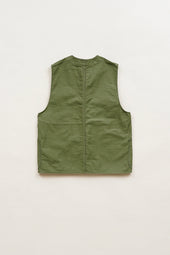 Unisex V01 Work Suit Vest Slub Sateen