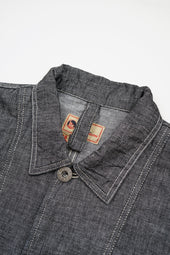【ナイジェル・ケーボン】UNISEX / チョアジャケット - リネンデニム / JK03-02 CHORE JACKET - LINEN DENIM