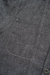 【ナイジェル・ケーボン】UNISEX / チョアジャケット - リネンデニム / JK03-02 CHORE JACKET - LINEN DENIM