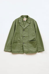 【ナイジェル・ケーボン】UNISEX / ワークスーツジャケット - スラブサテン / JK04 WORK SUIT JACKET - SLUB SATEEN