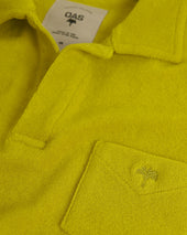 Lime Polo Terry Shirt