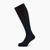 Blue Thin Striped Long Socks
