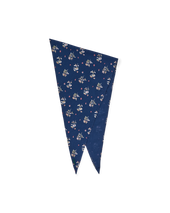 Triangular Bandana - Blue / Floral