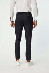 Pantalone Duetto MAI TAI in lana blu scuro