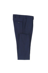 Pantalone Duetto MAI TAI in lana blu elettrico