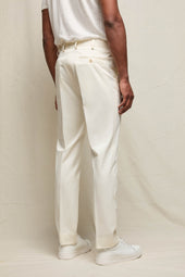 Pantalone MICHAEL in cotone avorio