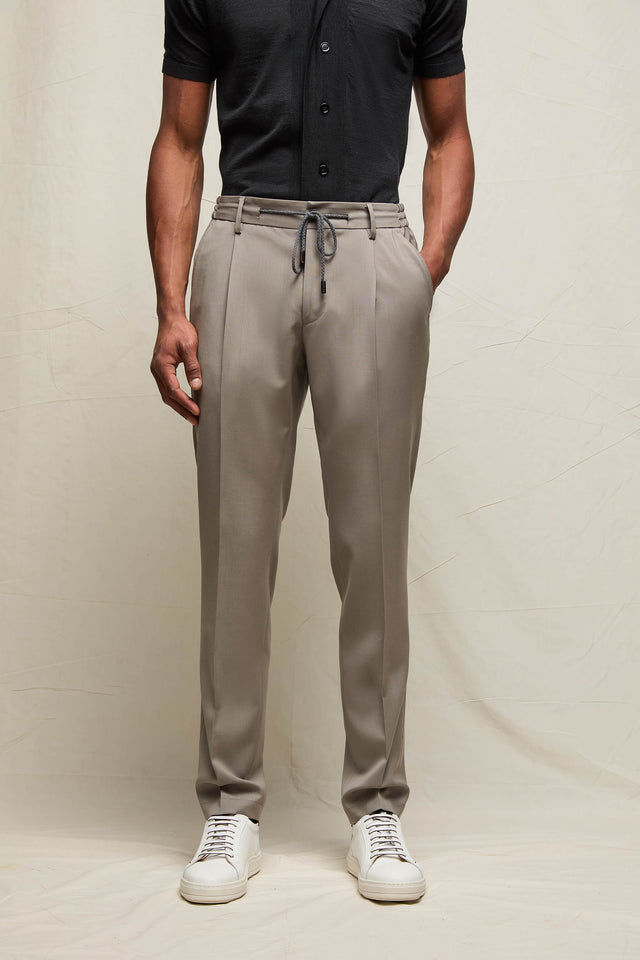 Pantalone ED non trattato sabbia melange