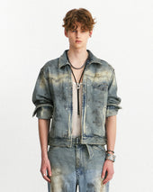 Western Trucker Jacket Dust