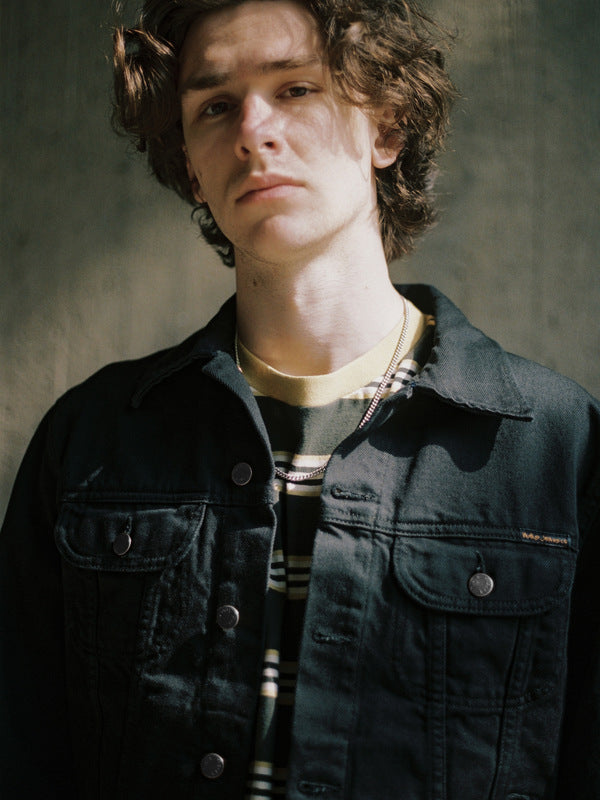Danny Rinsed Jacket Black
