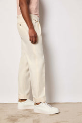 Pantalone MILES tinto capo avorio