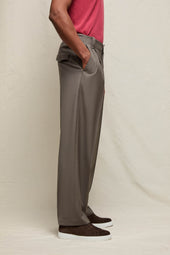 Pantalone MARK in lana marrone taupe