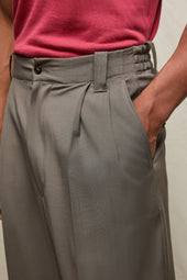 Pantalone MARK in lana marrone taupe