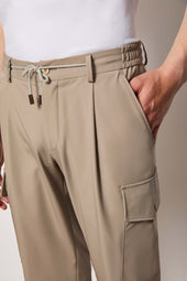 Pantalone cargo JUSTIN beige