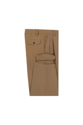 Pantalone MATTHEW in lana beige tabacco