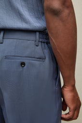 Pantalone WILSON in lana blu fumo