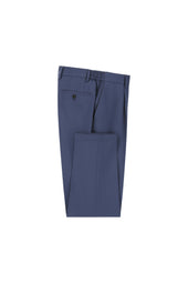 Pantalone WILSON in lana blu fumo