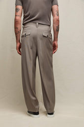 Pantalone MARK in lana tortora