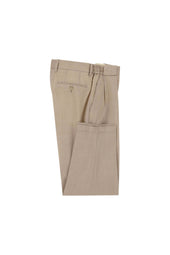 Pantalone Clarence in lana sabbia