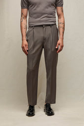 Pantalone LUKE in lana fango
