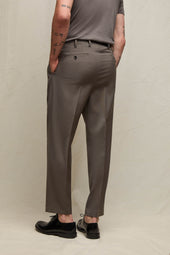 Pantalone LUKE in lana fango