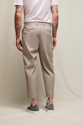 Pantalone Clarence jersey tecnico sabbia minerale