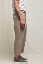 Pantalone Clarence jersey tecnico sabbia minerale