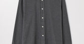 Charcoal Melange Flannel Shirt | Organic Cotton Twill | Asket