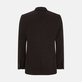 Dark Knitted Cambridge Blazer
