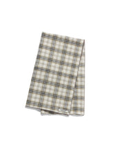 PATTERN SCARF / BEIGE & BLACK CHECK