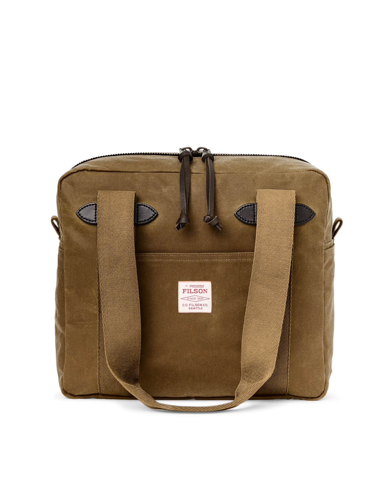 Tin Cloth Zipper Tote Bag