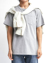 One Pocket T Shirt Melange Grey