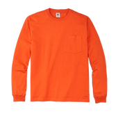Long Sleeve Pioneer Pocket T-shirt - Flame