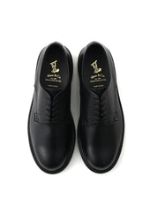 PLAIN TOE | Gore-Tex Leather Shoe | Black