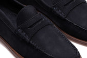 CORAUX/CUIR NATUREL-TAURILLON NUB NAVY