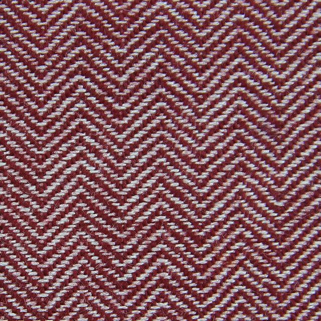 Herringbone Cashmere Bespoke Tie - Burgundy I