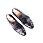Oxford With Brogueing On The Straight Toe Cap Counter And Top Line
