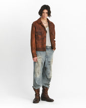 Curve Knee Belted Pants Dust
