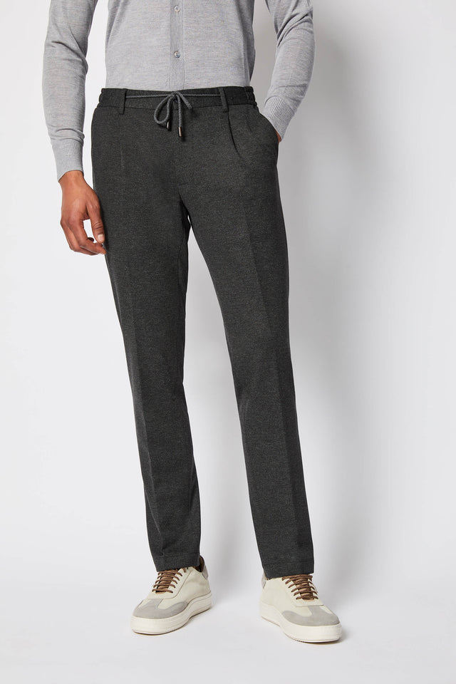 Pantalone ED tessuto tecnico grigio scuro