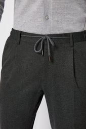Pantalone ED tessuto tecnico grigio scuro