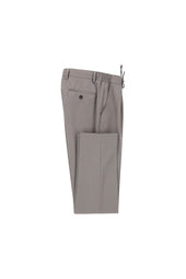 Pantalone ED tessuto tecnico grigio perla