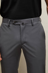 Pantalone ELTON in jersey tecnico antracite
