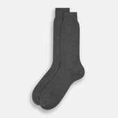 Dark Navy Polka Dot Mid Length Socks